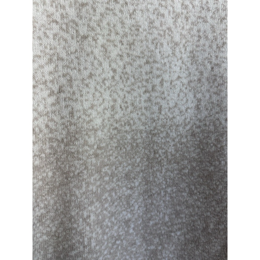 Cashmere/Merino Wool Blend Speckled Oatmeal Tan Cardigan Sweater Neutrals - Picture 12 of 15